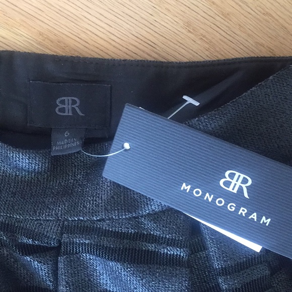 Banana Republic Black Striped Skirt - Picture 2 of 3